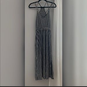 Size small black and white midi dress